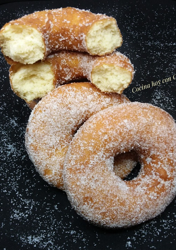 Una foto de Donuts azucarados