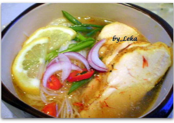 Фо с морепродуктами (вьетнамский суп)