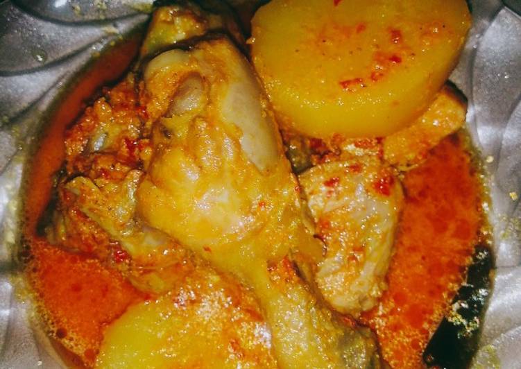 Resep Kalio ayam khas padang Anti Gagal