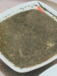 صورة لوصفة ملوخيه وحلاوه الملوخيه 😋😋😋