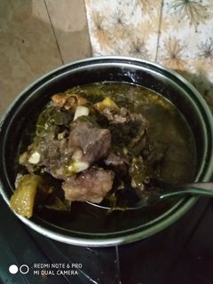 Foto resep Lempah kuning rusuk daging sapi pucuk kedondong