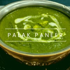 Palak Paneer A picture of Palak Paneer.