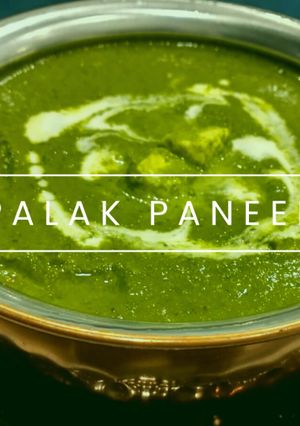 A picture of Palak Paneer.