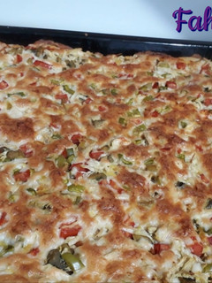 عکسی از دستور پیتزا مرغ و قارچ🍕