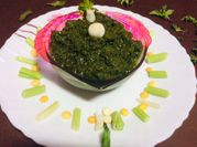 A picture of mint coriander chutney