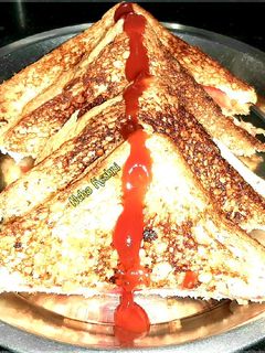 ब्रेड चीज़ सैंडविच(bread cheese sandwich recipe in hindi) रेसिपी मुख्य फोटो