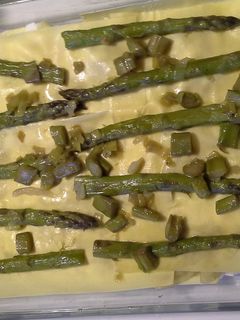 Foto di Pasticcio con finocchi,asparagi e speck