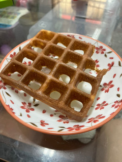 格子鬆餅 的食譜成品照片