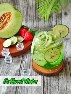 Foto resep Es Kuwut Melon