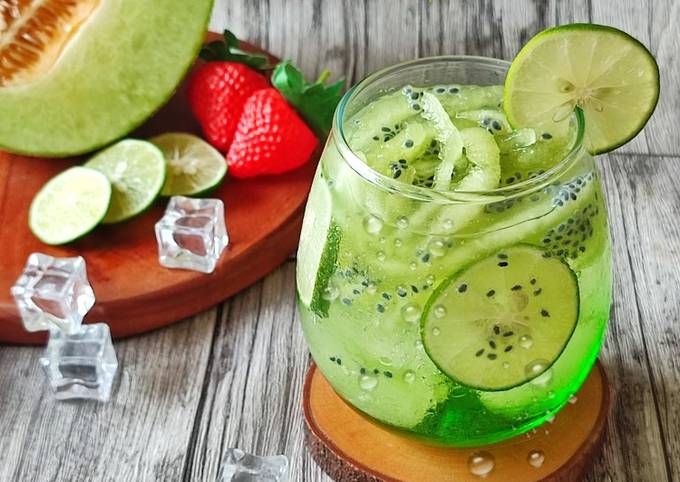 Resep Es Kuwut Melon oleh elloetmamanakenzio - Cookpad
