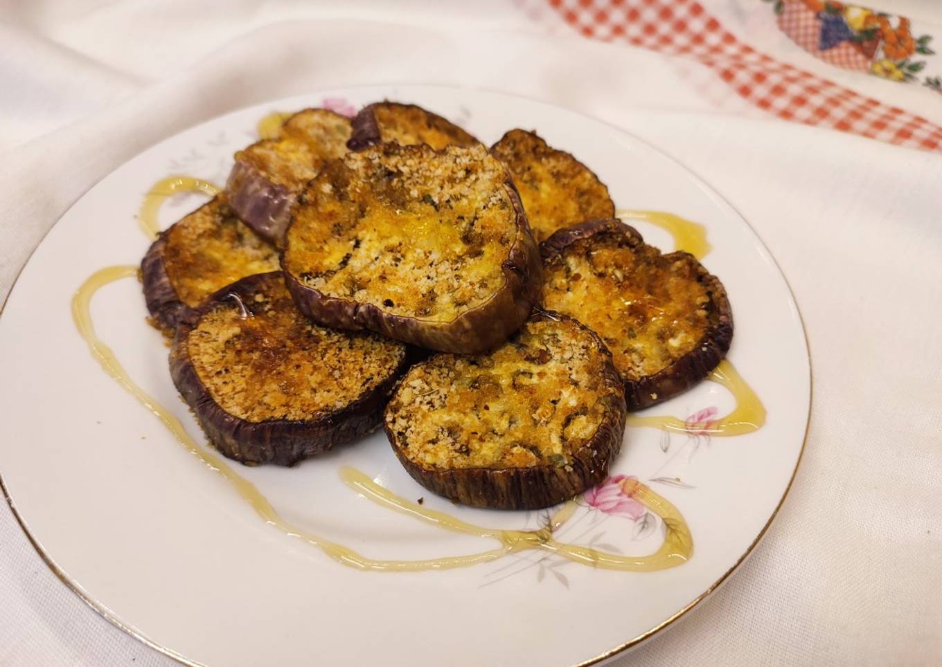 Berenjenas a la miel en horno