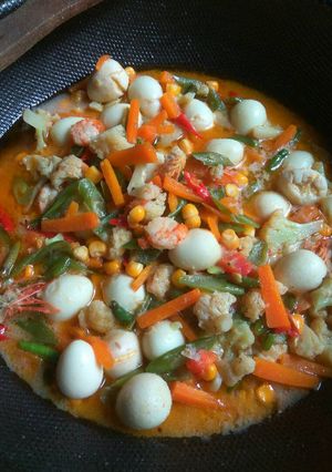 Foto resep Capcay Udatelpuy(udang+telur Puyuh)