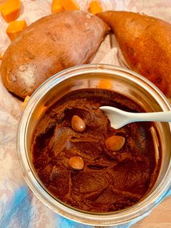 Foto di Crema di Patate Dolci al Cacao in Vasocottura
