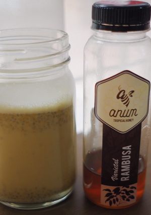 Foto resep Golden Latte Almond Milk