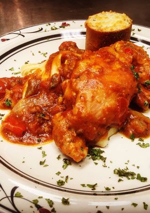 A picture of Chicken Cacciatore.