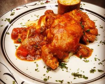 Fresh, Serving Recipe Chicken Cacciatore Savory Delicious