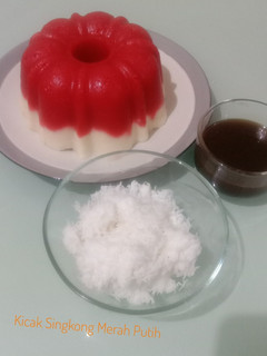 Foto resep Kicak Singkong Merah putih