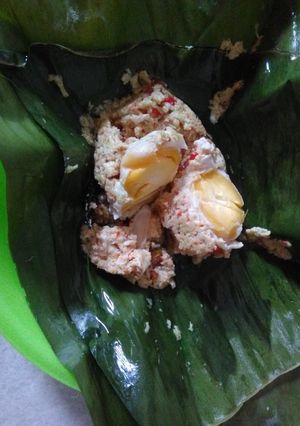 Foto resep Botok telur asin bebek