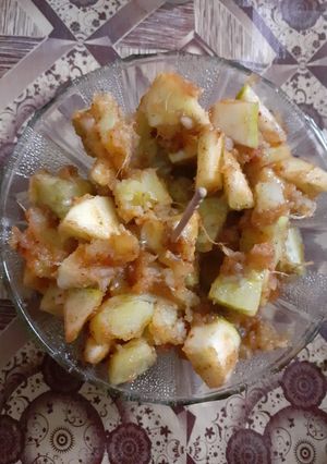 A picture of Sweet potato chaat.