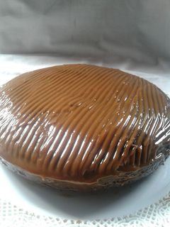 Una foto de Baño cobertura de dulce de leche