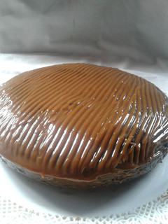 Una foto de Baño cobertura de dulce de leche