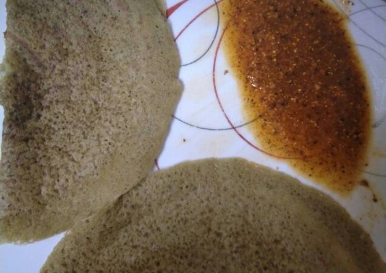 Steps to Make Super Quick Homemade Millet peserattu dosa