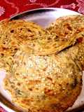 Palak Masala Laccha Paratha