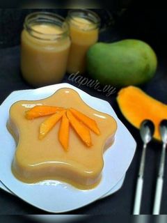 Foto resep PUDING MANGGA Lembut (#postingrame2_puding)