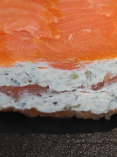 Una foto de Terrina de salmón ahumado