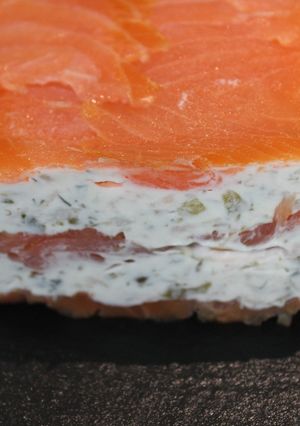 Una foto de Terrina de salmón ahumado