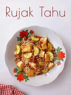Foto resep Rujak Tahu
