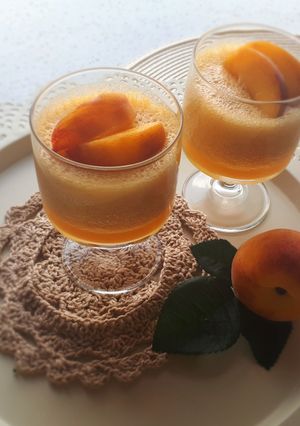 عکسی از دستور ژله طبیعی (هلو)🍑