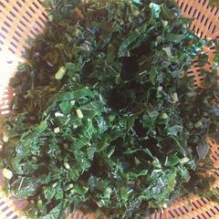 A picture of How to bleach vegetable.