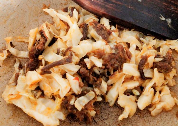 Bagaimana Masak Kol cah Abon Rusa yang Lezat