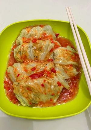 Foto resep Sawi putih isi daging