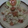 Nasi goreng sedap sosis terasi
