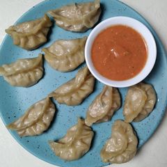 Chicken Momo A picture of Chicken Momo.
