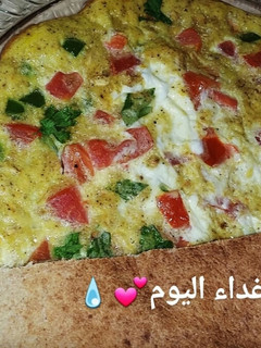صورة لوصفة غداء اليوم بيض بالخضار دايت❤