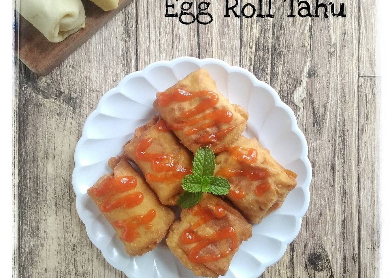 Egg roll tahu