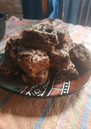 Una foto de Brownies de cocoa