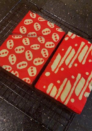 Foto resep Brownies Batik Kukus