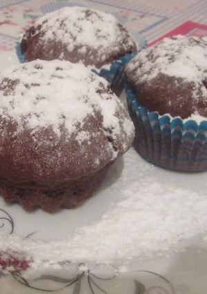 O poză a rețetei Muffin cu ciocolată.