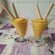 Batido de naranja y plátano