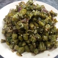 A picture of Bindi ki sabji.
