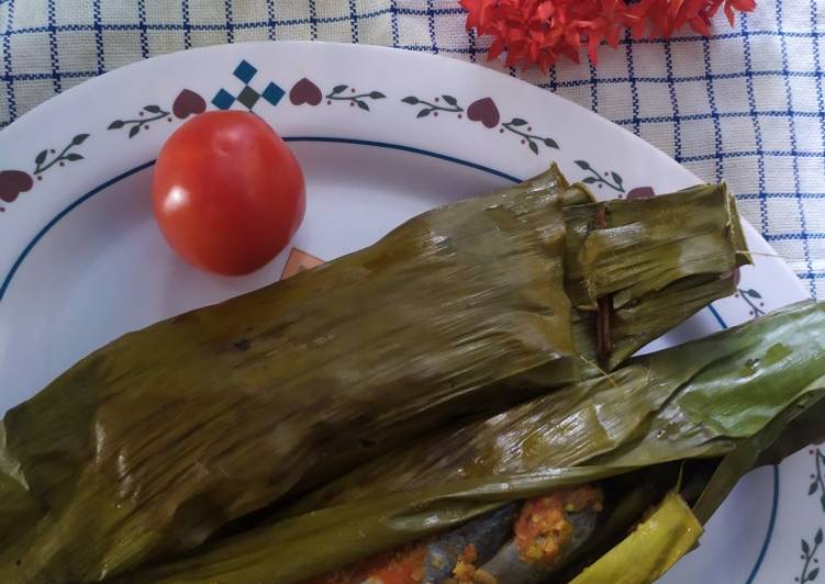 Resep Pepes ikan patin manis pedas yang Sedap