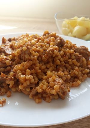 Tarhonyás hús recept fotója