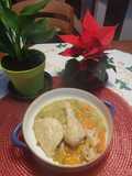 Pollo con Verduras en Salsa de Espárragos