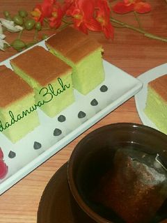 Foto resep Ogura Pandan Cake Oven Tangkring