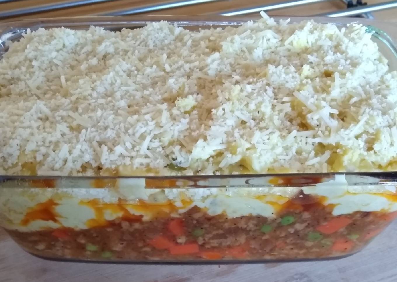 Shepherd's pie with herbs