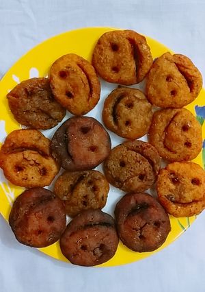 A picture of Cheese potato smiley.